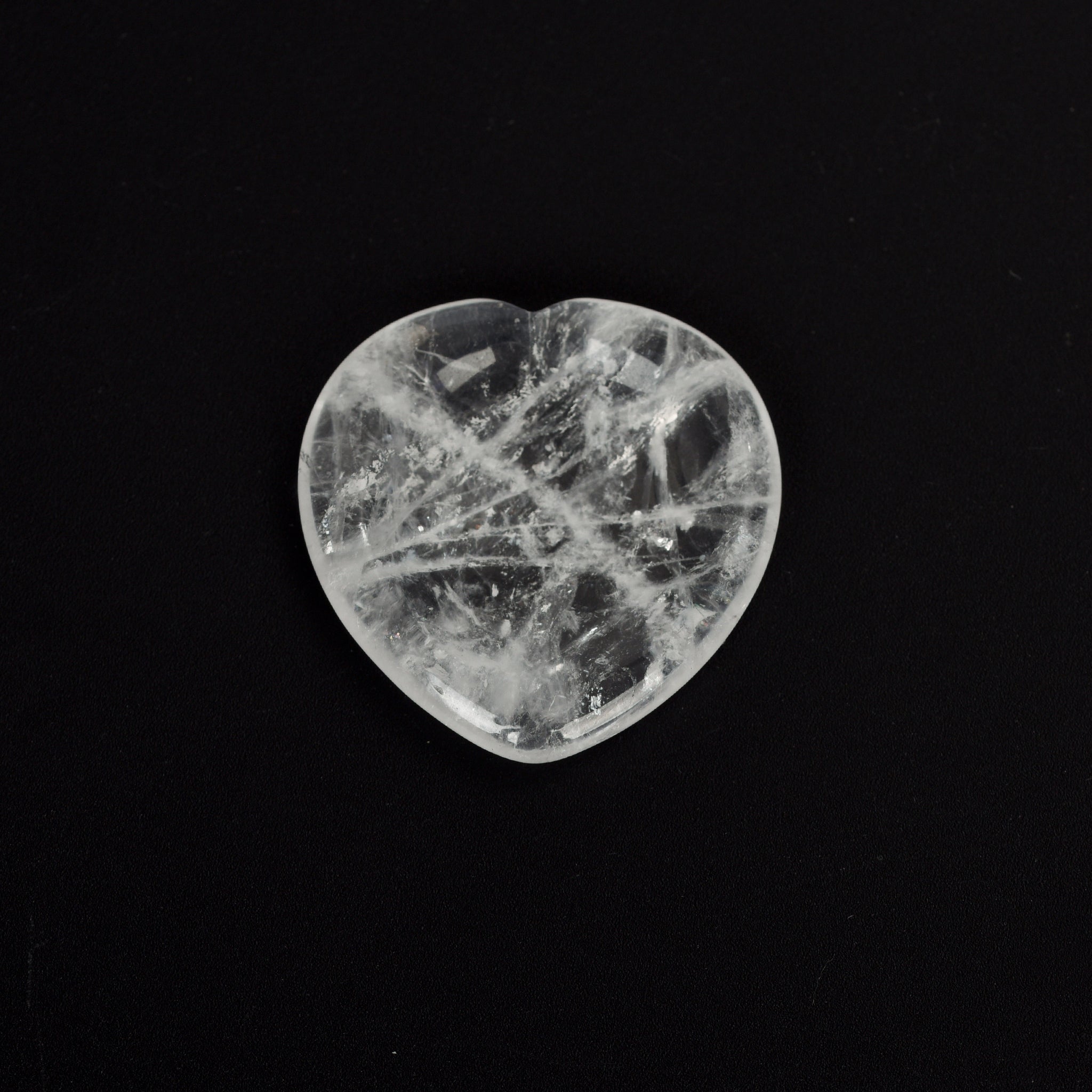 Crystal Worry Stone - Heart Shape