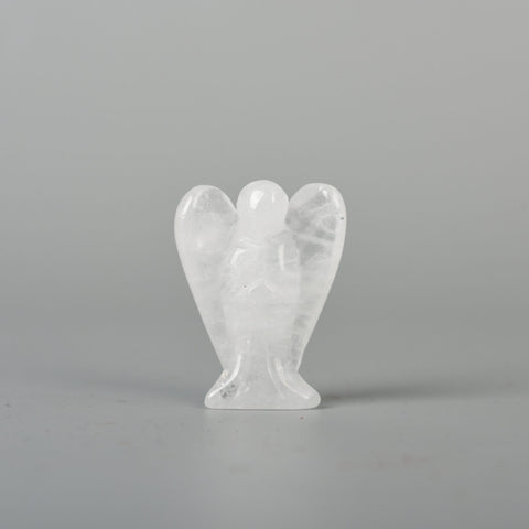 1.5'' Guardian Angel Crystal Carvings, Healing Crystal Angel Figurines