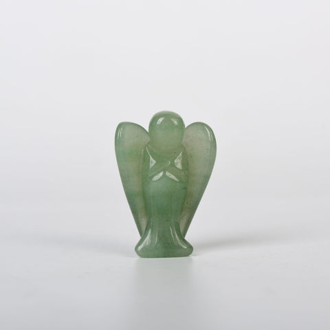 1.5'' Guardian Angel Crystal Carvings, Healing Crystal Angel Figurines