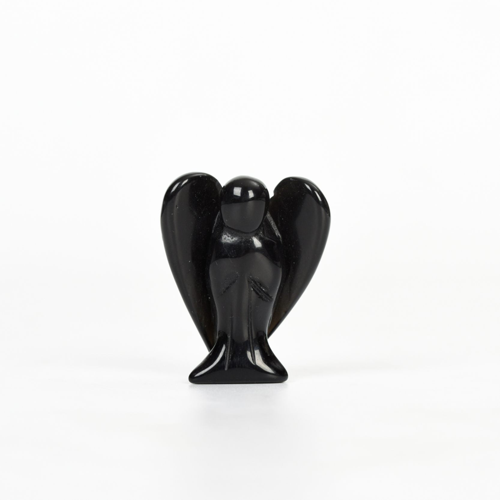 1.5'' Guardian Angel Crystal Carvings, Healing Crystal Angel Figurines