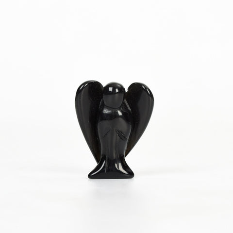 1.5'' Guardian Angel Crystal Carvings, Healing Crystal Angel Figurines