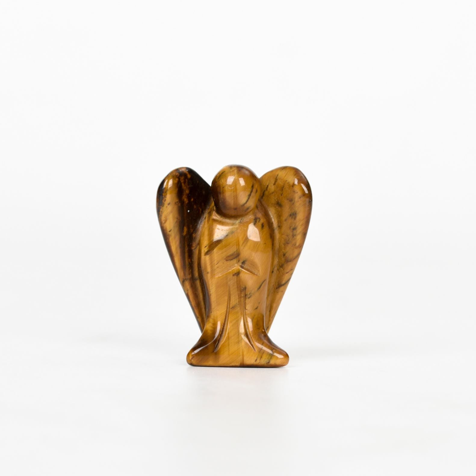 1.5'' Guardian Angel Crystal Carvings, Healing Crystal Angel Figurines