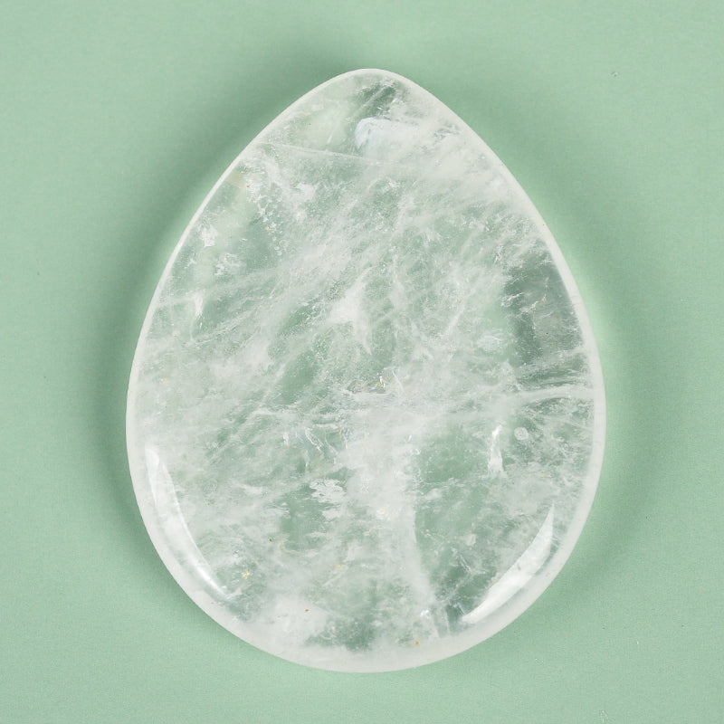 Crystal Worry Stone - Teardrop Shape