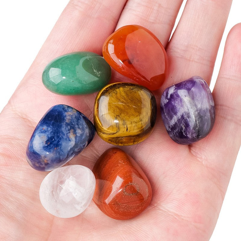 Seven chakra stones