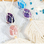 Hand-Woven Leaf-Shaped Tassel Crystal Car Charm