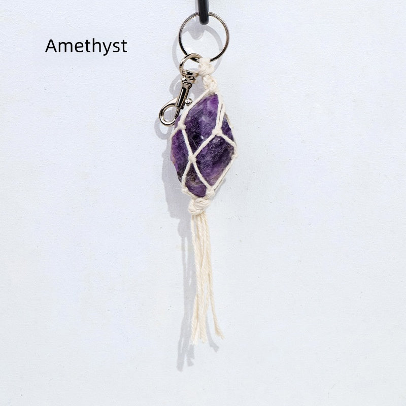 Amethyst Keychain