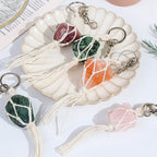 Raw Stone Keychain