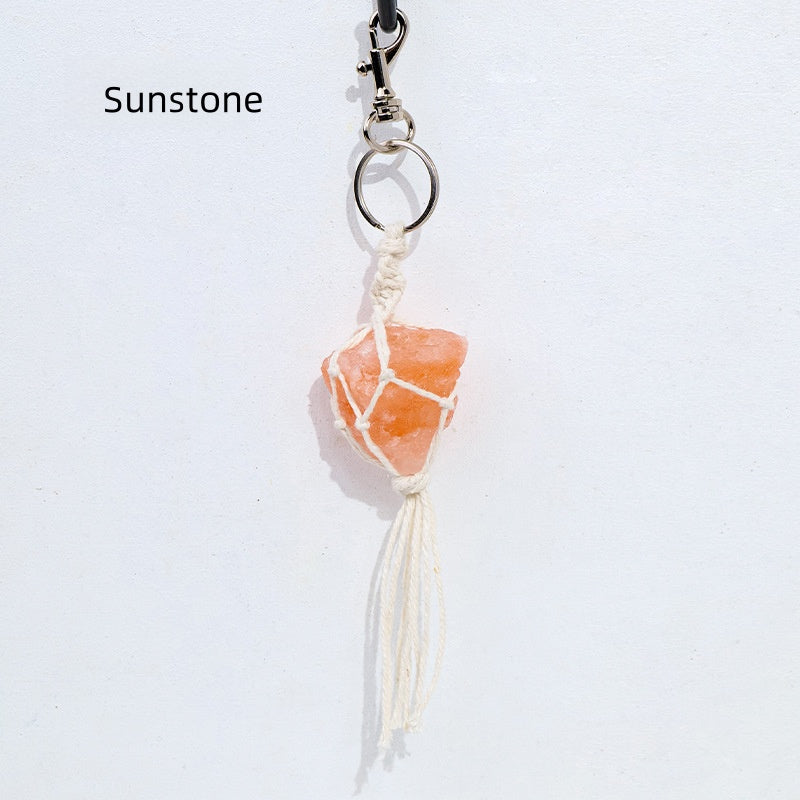 Sunstone Keychain
