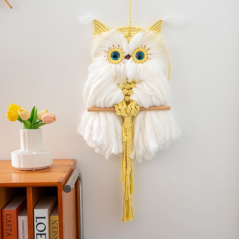 Macrame Owl Wall Hanging
