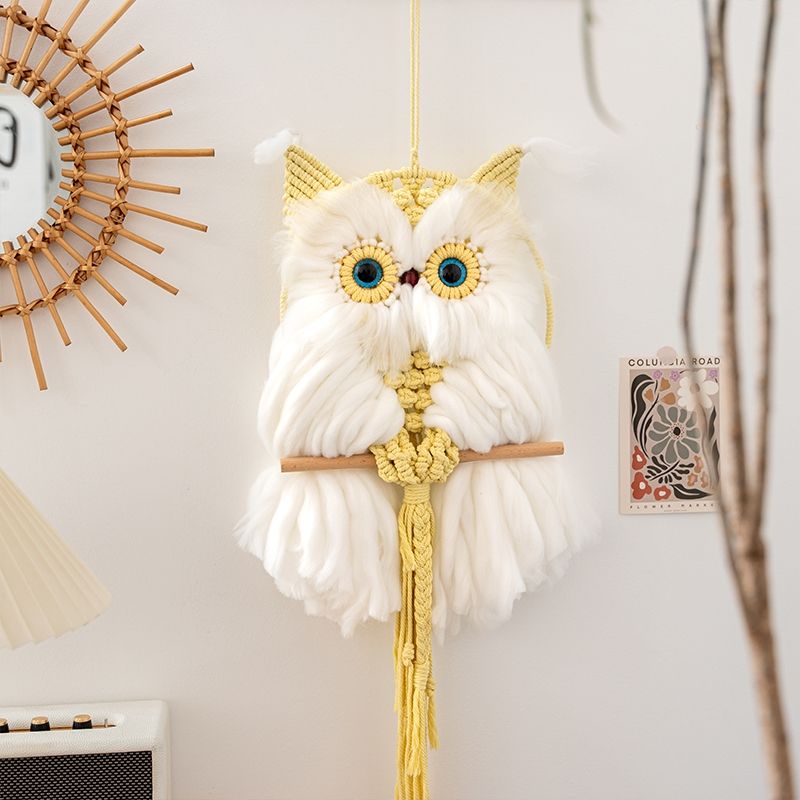 Macrame Owl Wall Hanging