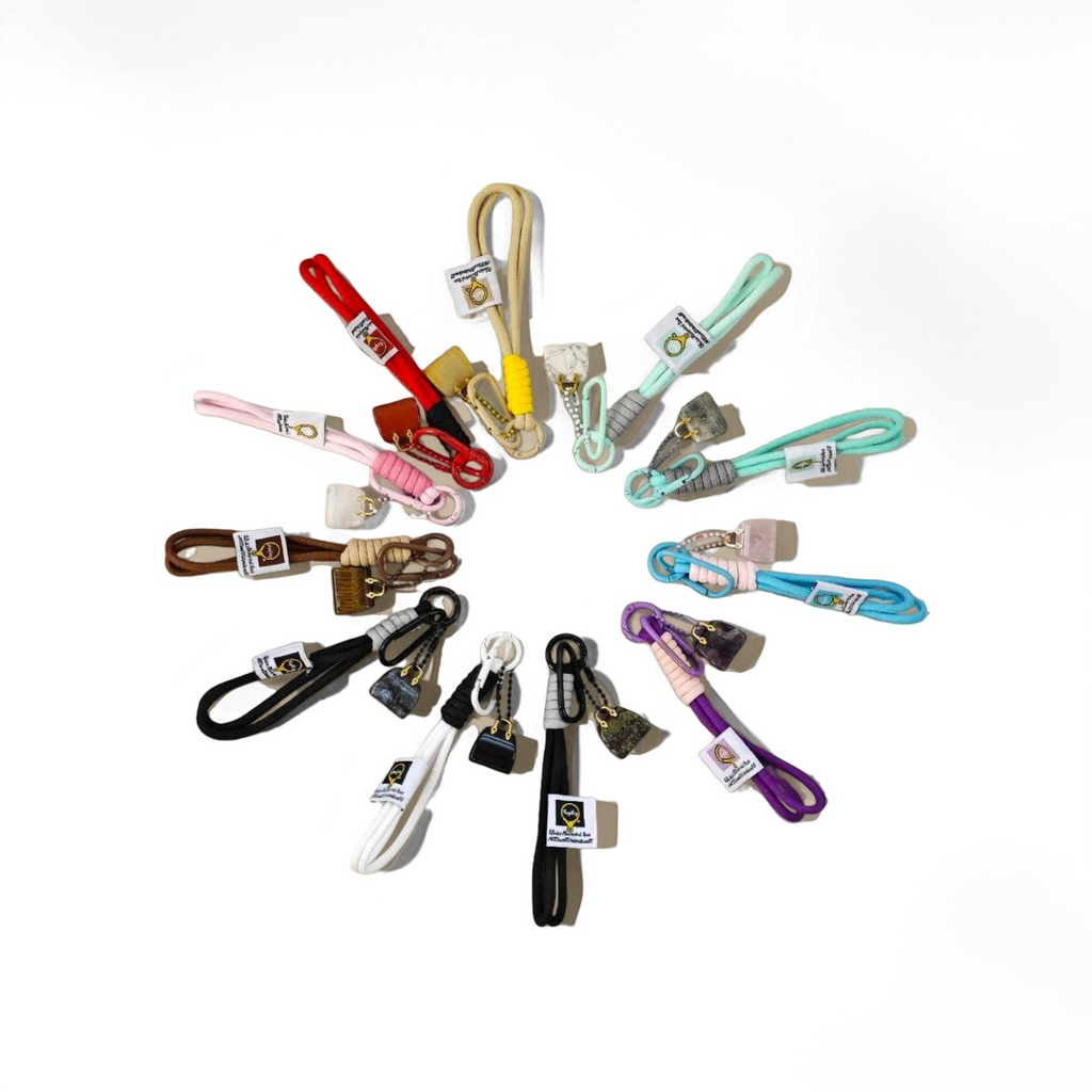 Crystal handbag keychain