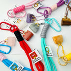 Crystal handbag keychain