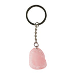 Natural Crystal Keychain (Half-egg shape)