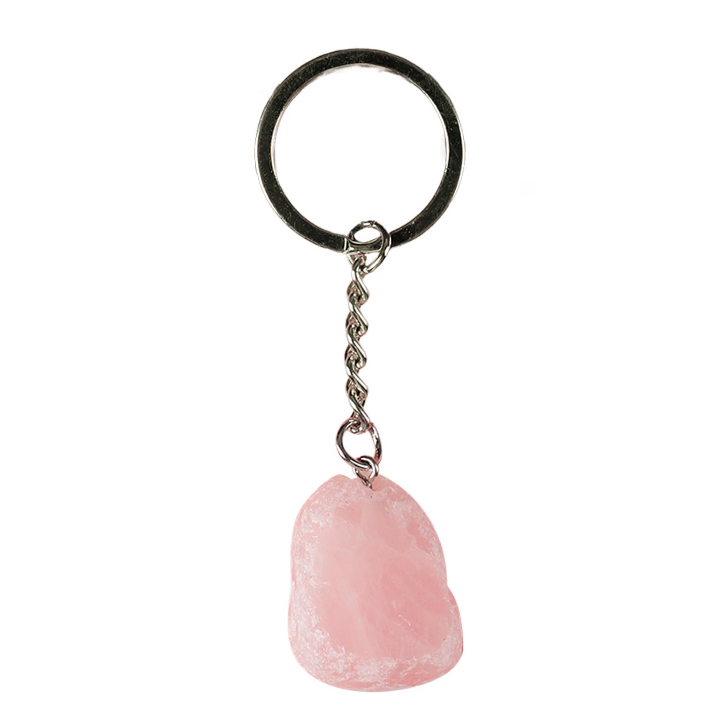 Natural Crystal Keychain (Half-egg shape)