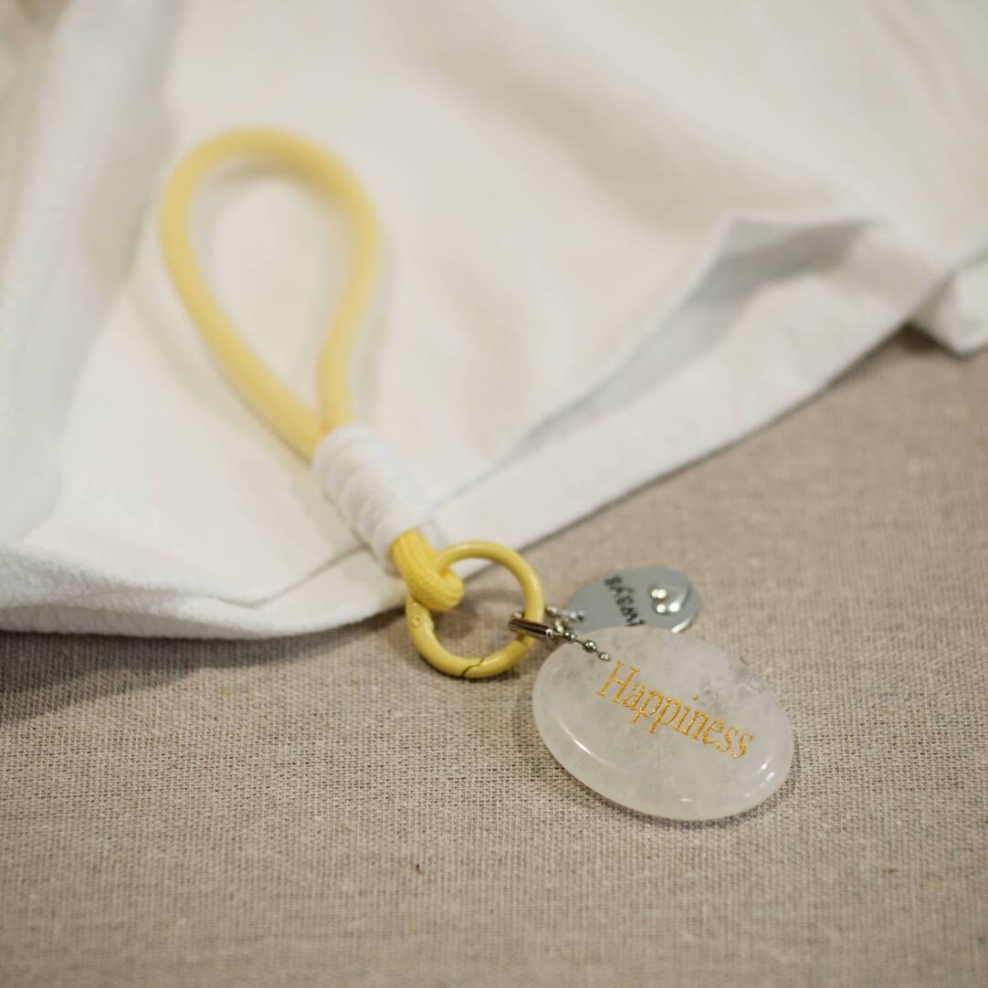 Worry Stone Bag Charm