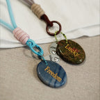 Worry Stone Bag Charm