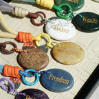 Worry Stone Bag Charm