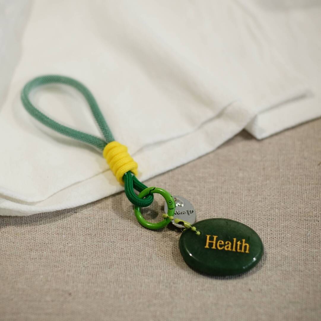 Worry Stone Bag Charm