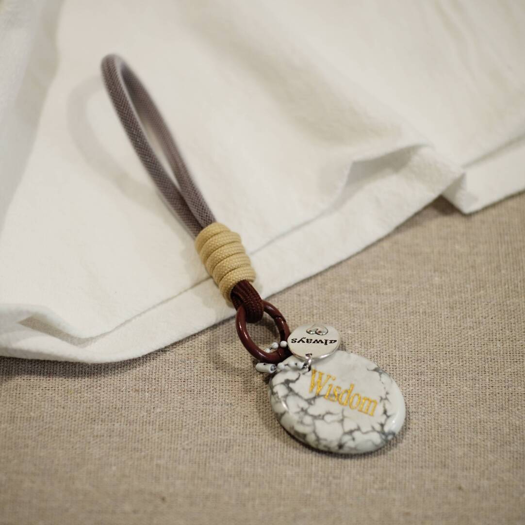 Worry Stone Bag Charm