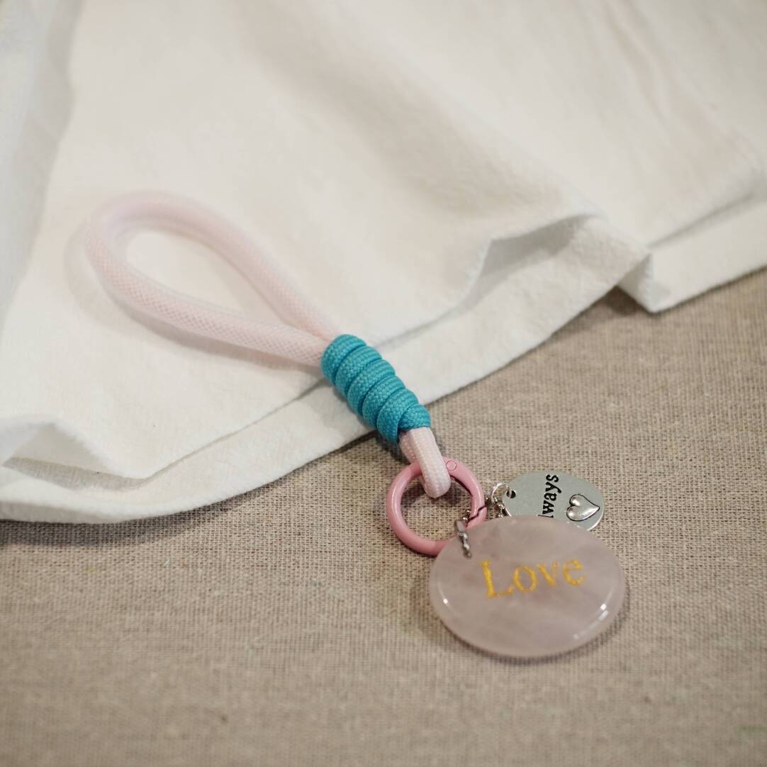 Worry Stone Bag Charm