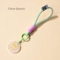 Smiley Face Crystal Bag Charm