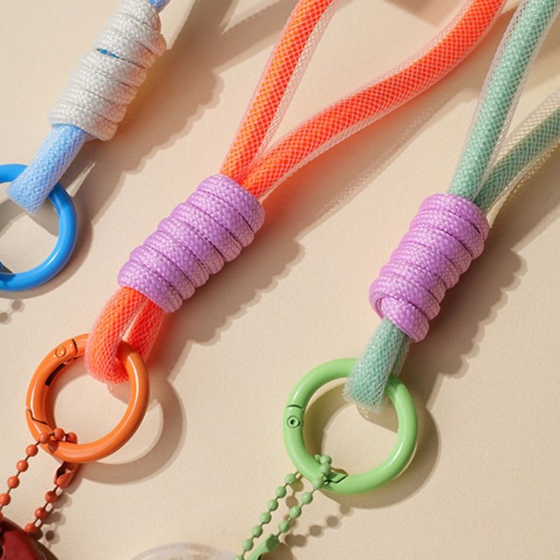 Smiley Face Crystal Keychain